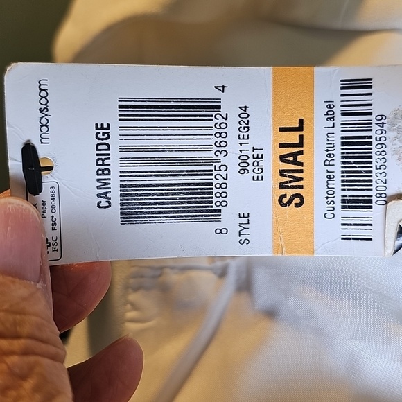 Material Girl White Sleeveless Vest with Black Accents. Size Small. NWT - Picture 9 of 14